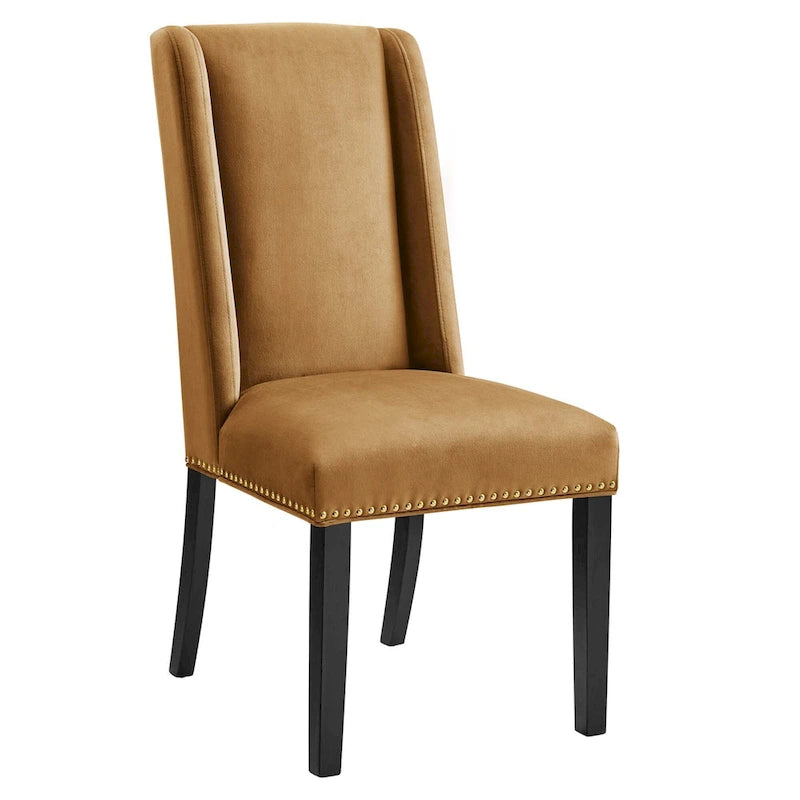 Chaises de salle à manger en velours Performance Baron - Lot de 2