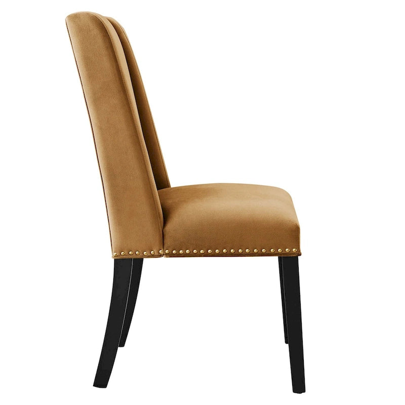 Chaises de salle à manger en velours Performance Baron - Lot de 2