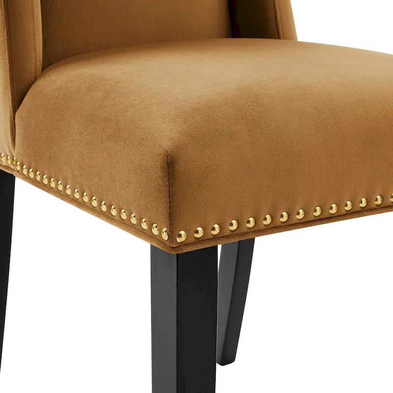 Chaises de salle à manger en velours Performance Baron - Lot de 2