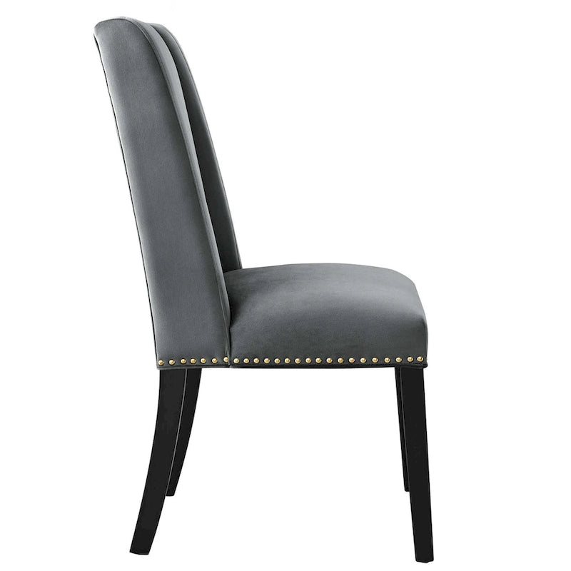Chaises de salle à manger en velours Performance Baron - Lot de 2