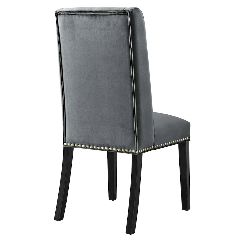 Chaises de salle à manger en velours Performance Baron - Lot de 2