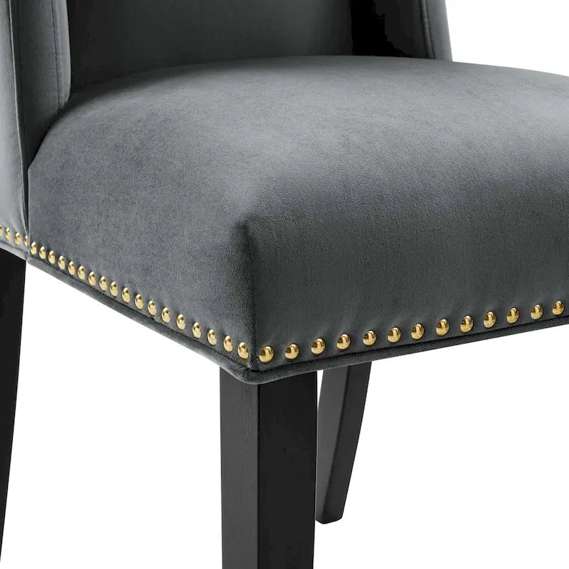 Chaises de salle à manger en velours Performance Baron - Lot de 2