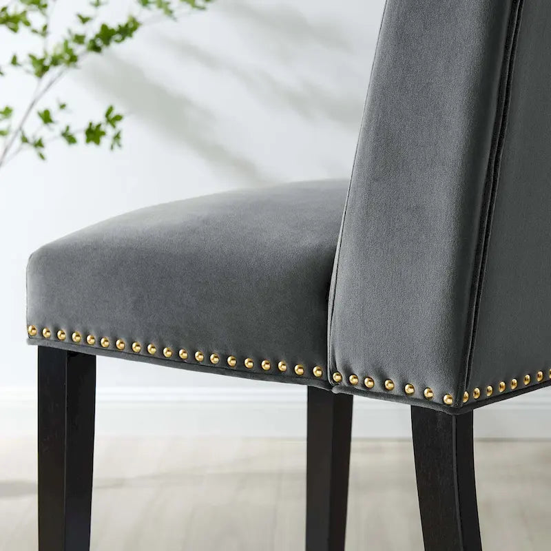 Chaises de salle à manger en velours Performance Baron - Lot de 2