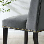 Chaises de salle à manger en velours Performance Baron - Lot de 2