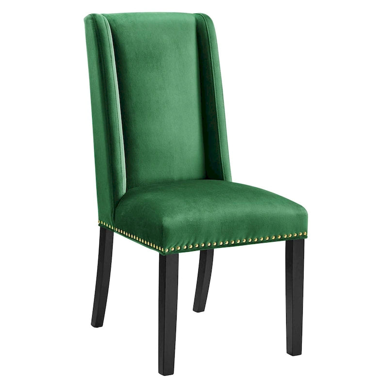 Chaises de salle à manger en velours Performance Baron - Lot de 2
