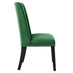 Chaises de salle à manger en velours Performance Baron - Lot de 2