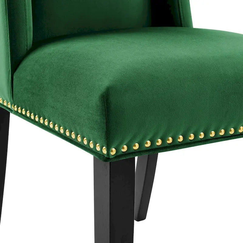 Chaises de salle à manger en velours Performance Baron - Lot de 2