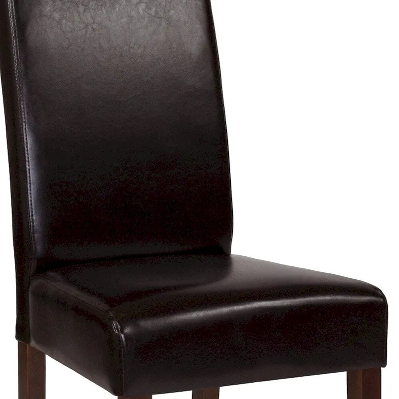Upholstered Wood Parsons Chair (Set of 2) - 19W x 21.5D x 40H