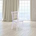 Chaises Chiavari empilables en résine pour enfants pour événements formels (lot de 10)