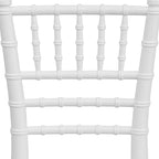 Chaises Chiavari empilables en résine pour enfants pour événements formels (lot de 10)