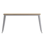 30x60 Commercial Poly Resin Restaurant Table with Umbrella Hole - 30W x 60D x 30H