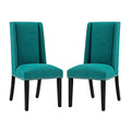Chaises de salle à manger Modway Baron rembourrées en tissu (ensemble de 2)