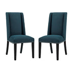 Chaises de salle à manger Modway Baron rembourrées en tissu (ensemble de 2)