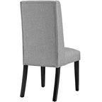 Chaises de salle à manger Modway Baron rembourrées en tissu (ensemble de 2)