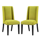 Chaises de salle à manger Modway Baron rembourrées en tissu (ensemble de 2)