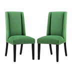 Chaises de salle à manger Modway Baron rembourrées en tissu (ensemble de 2)