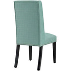 Chaises de salle à manger Modway Baron rembourrées en tissu (ensemble de 2)