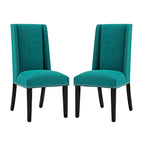 Chaises de salle à manger Modway Baron rembourrées en tissu (ensemble de 2)