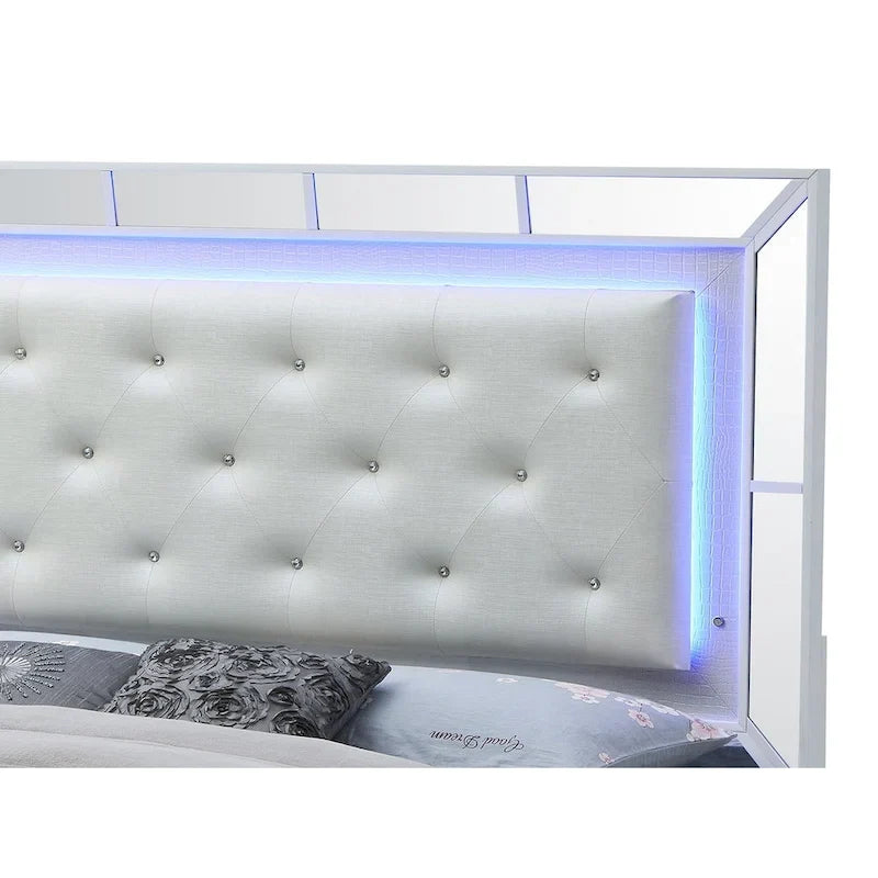 Lit panneau blanc Hollywood Hills