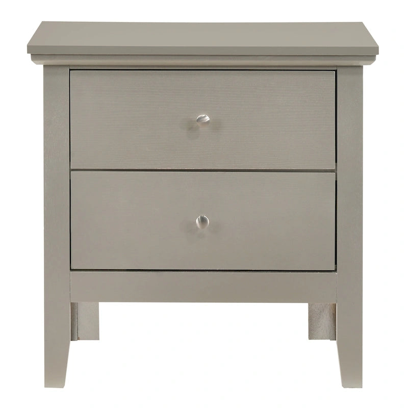 Table de chevet à 2 tiroirs Primo (61 cm H x 48,3 cm L x 39,4 cm P)
