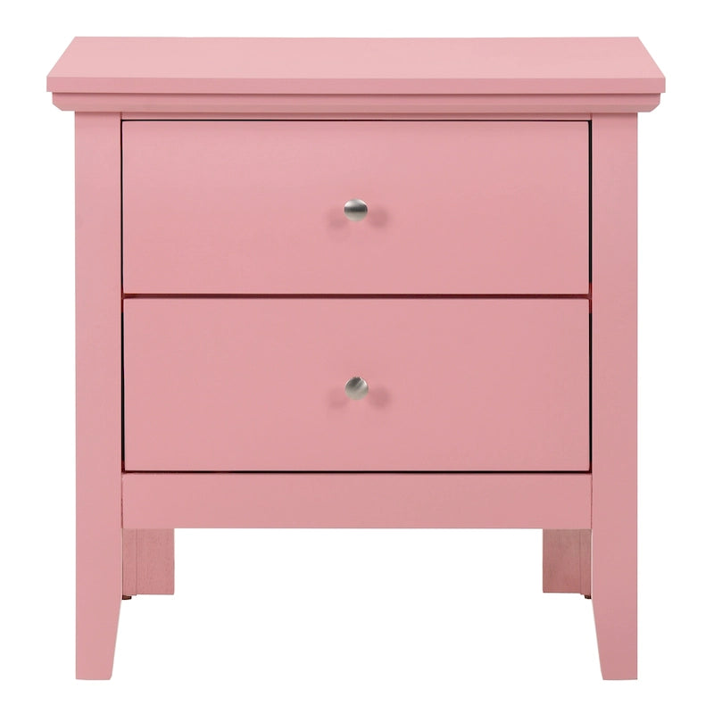 Table de chevet à 2 tiroirs Primo (61 cm H x 48,3 cm L x 39,4 cm P)