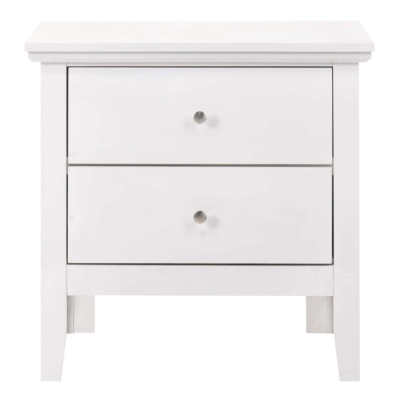 Table de chevet à 2 tiroirs Primo (61 cm H x 48,3 cm L x 39,4 cm P)