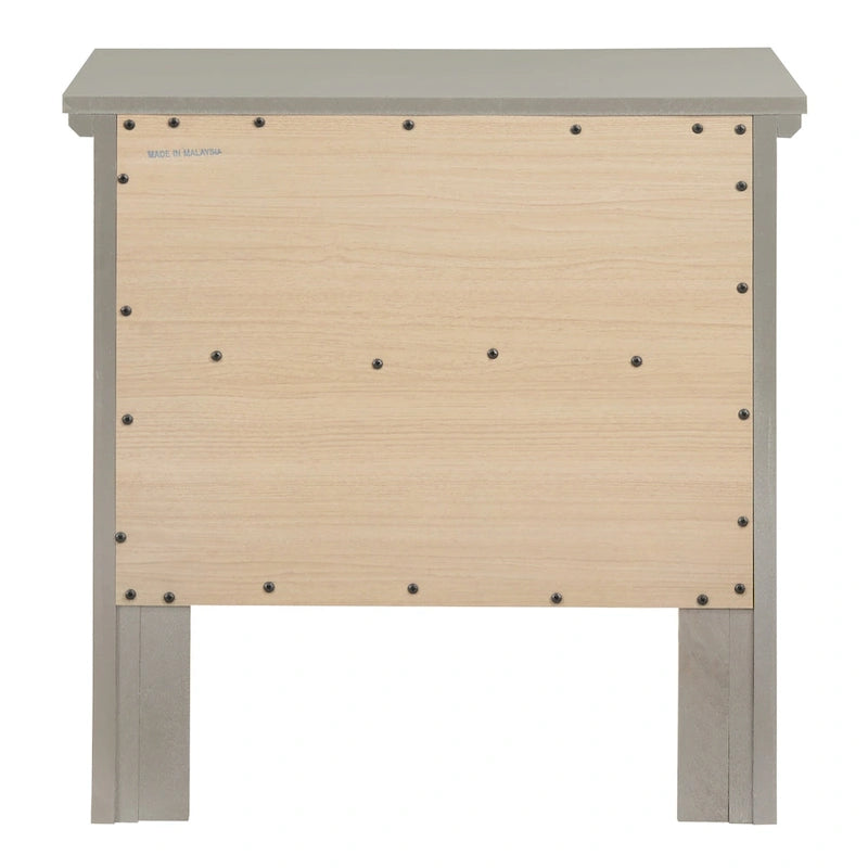 Table de chevet à 2 tiroirs Primo (61 cm H x 48,3 cm L x 39,4 cm P)