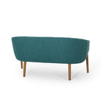 Galena Mid-century Modern Glam Loveseat by Christopher Knight Home