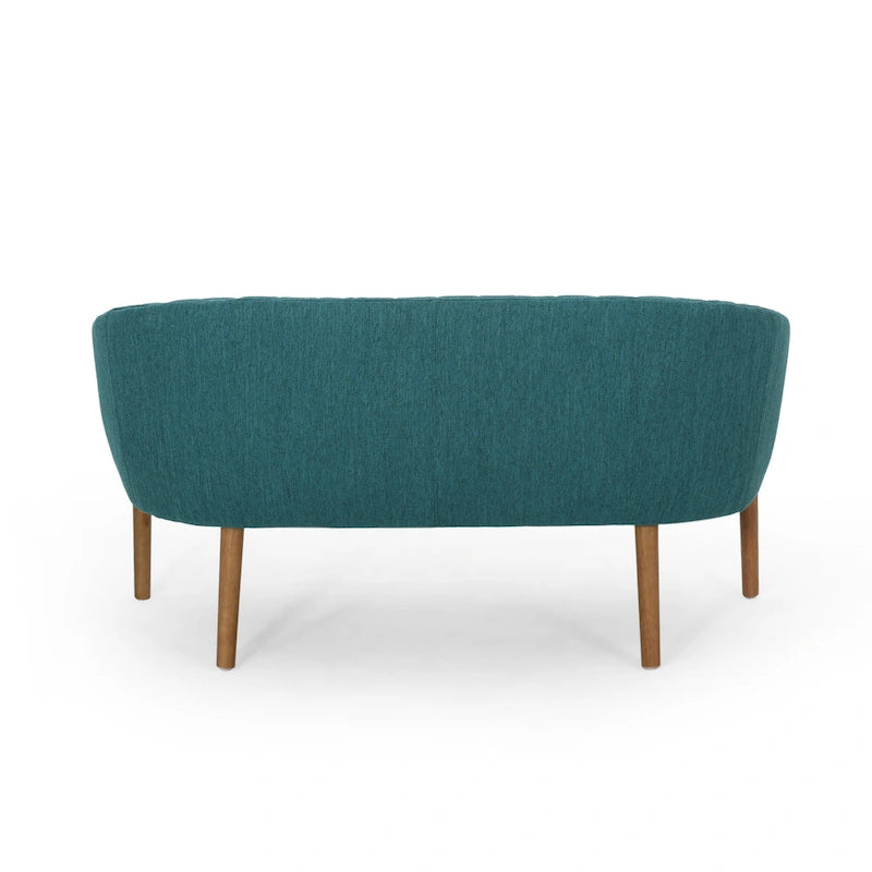 Galena Mid-century Modern Glam Loveseat by Christopher Knight Home
