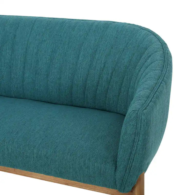 Galena Mid-century Modern Glam Loveseat by Christopher Knight Home