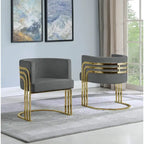  Accent 1-Chair with Gold Base (Single)