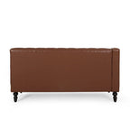 Furman Contemporary Tufted Chaise Sectional by Christopher Knight Home