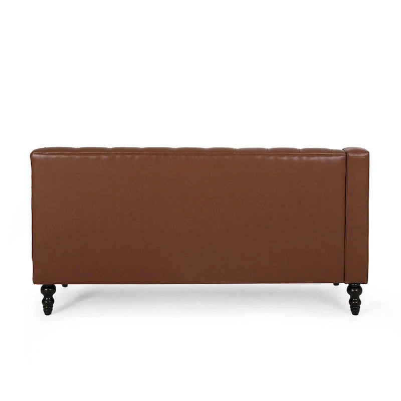 Furman Contemporary Tufted Chaise Sectional by Christopher Knight Home