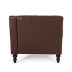 Furman Contemporary Tufted Chaise Sectional by Christopher Knight Home