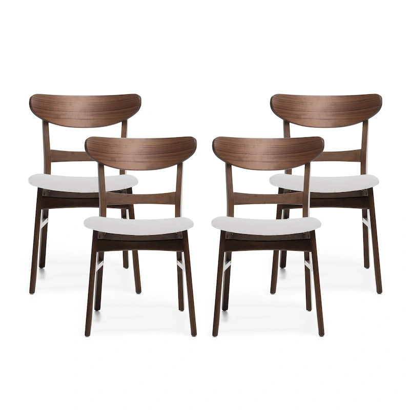 Chaises de salle à manger Idalia Mid-century Modern (Lot de 4) par Christopher Knight Home