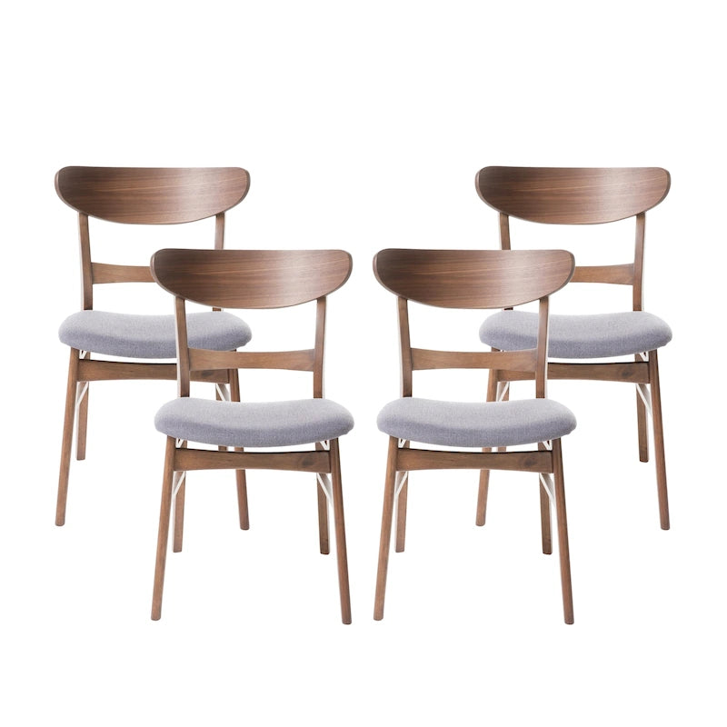 Chaises de salle à manger Idalia Mid-century Modern (Lot de 4) par Christopher Knight Home