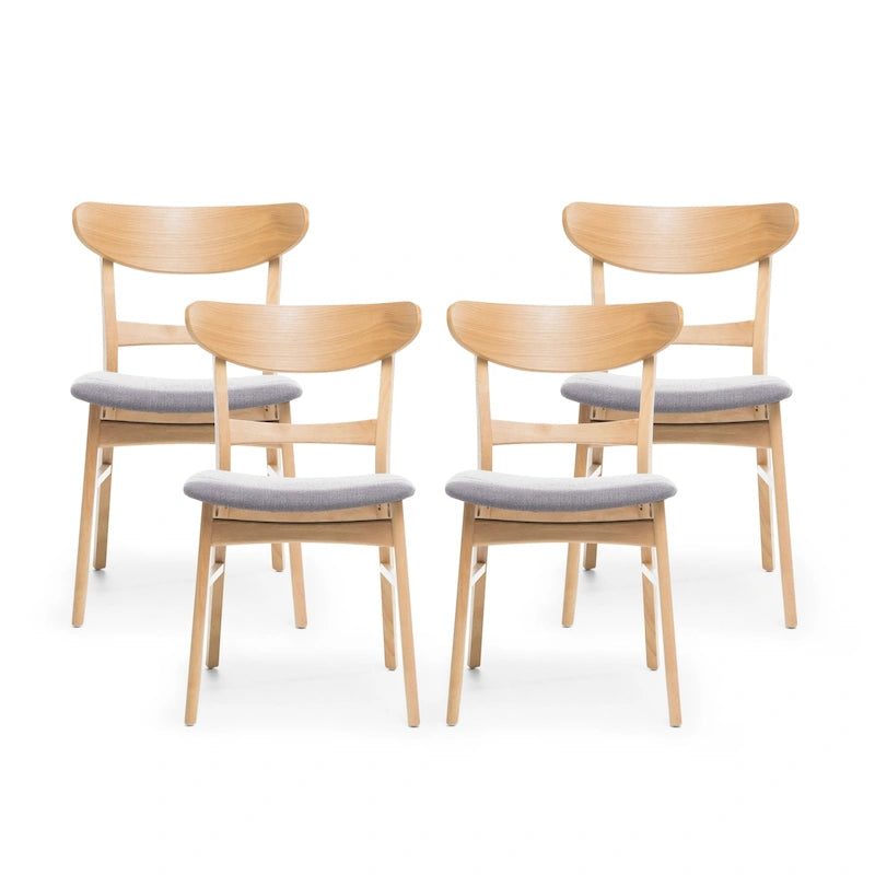Chaises de salle à manger Idalia Mid-century Modern (Lot de 4) par Christopher Knight Home