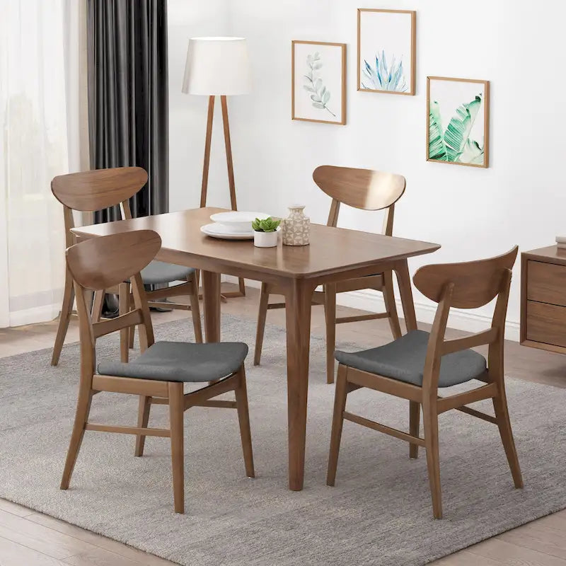 Chaises de salle à manger Idalia Mid-century Modern (Lot de 4) par Christopher Knight Home