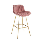Art Leon Tabourets de Bar Pivotants Confortables en Velours - Lot de 2