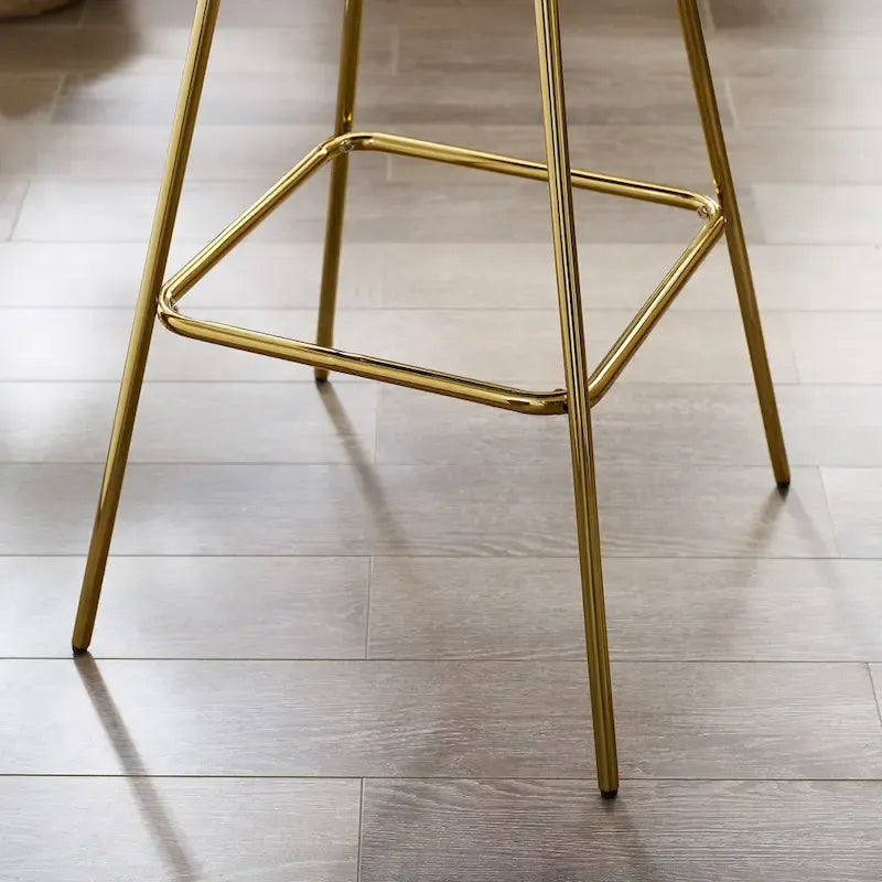 Art Leon Tabourets de Bar Pivotants Confortables en Velours - Lot de 2