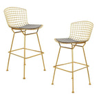 Tabouret de comptoir Bertoia (26) - 39Hx20.5Lx23P