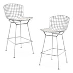 Tabouret de comptoir Bertoia (26) - 39Hx20.5Lx23P