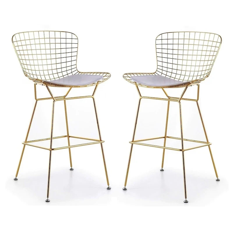 Tabouret de comptoir Bertoia (26) - 39Hx20.5Lx23P