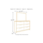 Commode Ashley Baystorm gris de Signature Design