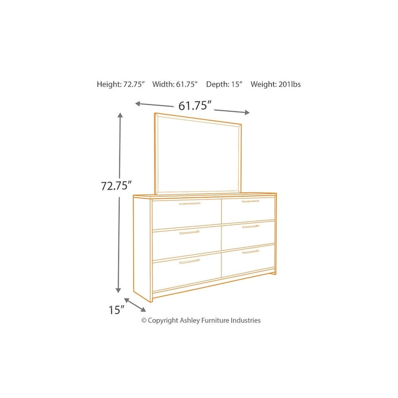 Commode Ashley Baystorm gris de Signature Design
