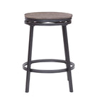 Tabouret de comptoir pivotant sans dossier Conroe