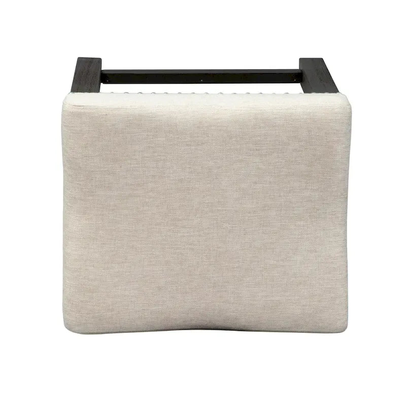 Tabouret de console rembourré Heatherbrook Charcoal and Ash