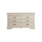Commode double à 6 tiroirs Louis-Philippe