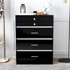 Mary Glam - Armoire à bijoux à 5 tiroirs avec feutre par Furniture of America