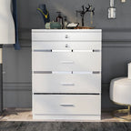 Mary Glam - Armoire à bijoux à 5 tiroirs avec feutre par Furniture of America